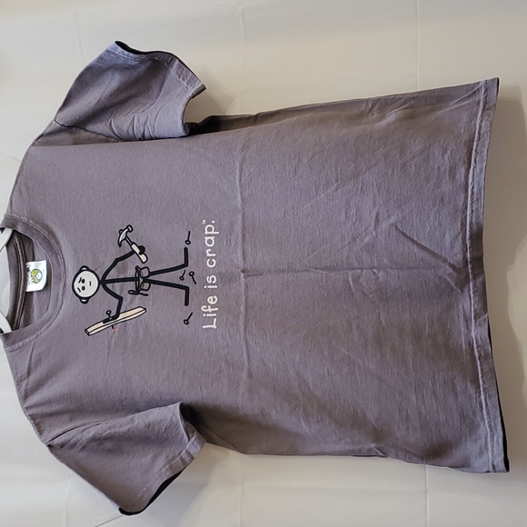 Men's Life Is Crap Tee - Picture 1 of 5